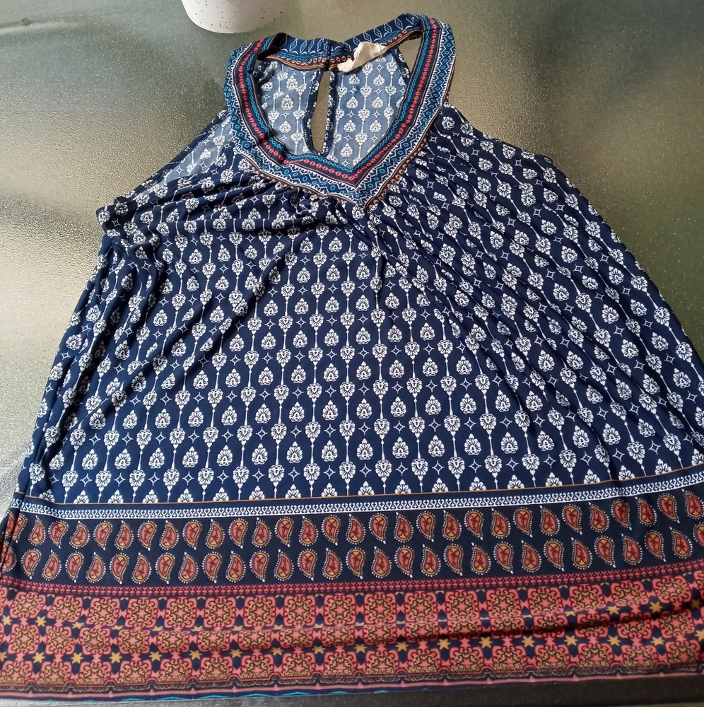 Bohemian style  blouse.